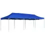 Gazebo Pieghevole Pop-Up 3x9 m Blu