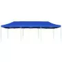 Gazebo Pieghevole Pop-Up 3x9 m Blu