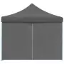 Tenda Pieghevole Pop-Up con 8 Pareti Laterali 3x9 m Antracite