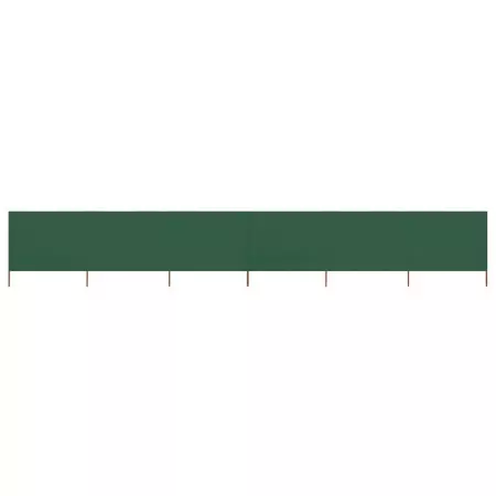 Paravento a 6 Pannelli in Tessuto 800x160 cm Verde