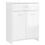 Set Mobili da Bagno 4 pz Bianco Lucido