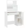 Set Tavolo da Toeletta Bianco 86,5x35x136 cm