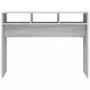 Tavolino Consolle Grigio Sonoma 105x30x80 cm Legno Multistrato