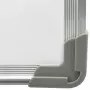 Lavagna Magnetica Bianca Cancellabile a Secco 70x50 cm Acciaio