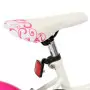 Bici per Bambini 24 pollici Rosa e Bianca