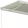 Tenda da Sole Retrattile Manuale 500x350 cm Crema