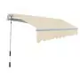 Tenda da Sole Pieghevole Manuale 300 cm Crema