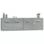 Mobili Parete 2 pz Grigio Sonoma 60x36,5x35cm Legno Multistrato