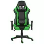 Sedia da Gaming Girevole Verde in PVC