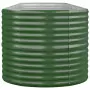 Vaso Giardino Acciaio Verniciato a Polvere 368x80x68 cm Verde