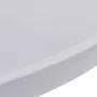 Coperture Verticali per Tavolo 4 pz Ø70 cm Bianco Elastico