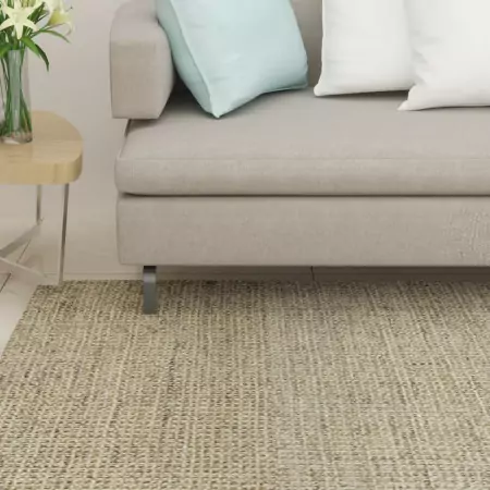 Tappeto in Sisal Naturale 66 x 350 cm Tortora