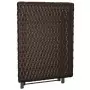 Tavolo Pieghevole Marrone 45x35x32 cm in Polyrattan