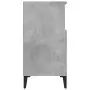 Credenza Grigio Cemento 60x35x70 cm in Legno Multistrato