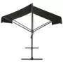 Tenda Parasole con Piedistallo 600x300 cm Antracite