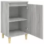 Comodini 2 pz Grigio Sonoma 40x35x70 cm in Legno Multistrato