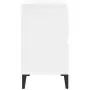 Mobile Lavabo Bianco 80x33x60 cm in Legno Multistrato