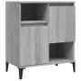 Credenza Grigio Sonoma 60x35x70 cm in Legno Multistrato