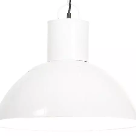 Lampada a Sospensione 25 W Bianca Rotonda 48 cm E27