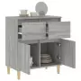 Credenza Grigio Sonoma 60x35x70 cm in Legno Multistrato