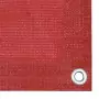 Paravento da Balcone Rosso 75x600 cm in HDPE