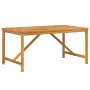 Tavolo da Pranzo da Giardino 150x90x74 cm Legno Massello Acacia