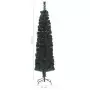 Albero Natale Artificiale Sottile Supporto 240 cm Fibra Ottica