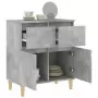 Credenza Grigio Cemento 60x35x70 cm in Legno Multistrato