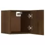 Armadietti TV Montati a Parete 2pz Rovere Marrone 30,5x30x30 cm