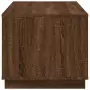 Tavolino Salotto Rovere Marrone 102x50x44 cm Legno Multistrato