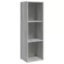 Libreria/Mobile TV Grigio Sonoma 36x30x114 cm Legno Multistrato