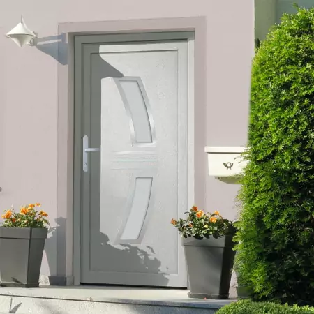 Porta Ingresso Bianca 88x200 cm in PVC