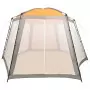 Tenda per Piscina in Tessuto 500x433x250 cm Grigio