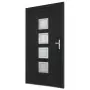 Porta Ingresso Antracite 98x190 cm in PVC