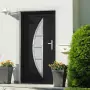 Porta Ingresso Antracite 98x208 cm in PVC