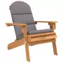 Set Salotto da Giardino Adirondack 3pz Legno Massello di Acacia