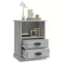 Comodini 2 pz Grigio Sonoma 43x36x60 cm