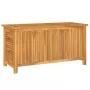 Contenitore Giardino con Borsa 114x50x58cm Legno Massello Teak