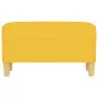 Panca Giallo Chiaro 70x35x41 cm in Tessuto