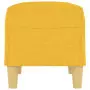 Panca Giallo Chiaro 70x35x41 cm in Tessuto