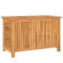 Contenitore Giardino con Borsa 90x50x58cm Legno Massello Teak