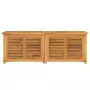 Contenitore Giardino con Borsa 150x50x53cm Legno Massello Teak