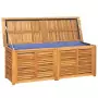 Contenitore Giardino con Borsa 150x50x53cm Legno Massello Teak