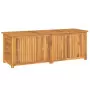 Contenitore Giardino con Borsa 150x50x53cm Legno Massello Teak