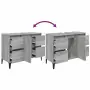 Mobile Lavabo Grigio Sonoma 80x33x60 cm in Legno Multistrato