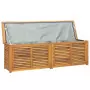 Contenitore Giardino con Borsa 175x50x53cm Legno Massello Teak