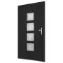 Porta Ingresso Antracite 98x208 cm in PVC