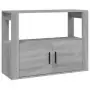 Credenza Grigio Sonoma 80x30x60 cm in Legno Multistrato