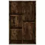 Libreria/Credenza Rovere Fumo 50x25x80 cm in Legno Multistrato