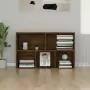 Libreria/Credenza Rovere Marrone 50x25x80 cm Legno Multistrato